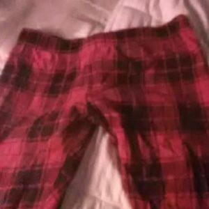 Womens red,black leggings